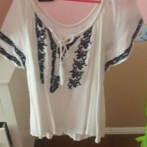 This is a shirt with beautiful embroidery